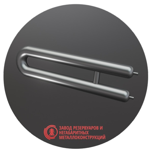 Регистры отопления двухрядные РЗЭ-2x48x2.0-10000 мм