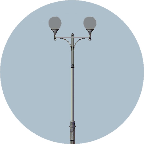 Декоративная опора освещения "КО" - 3 - 4,9