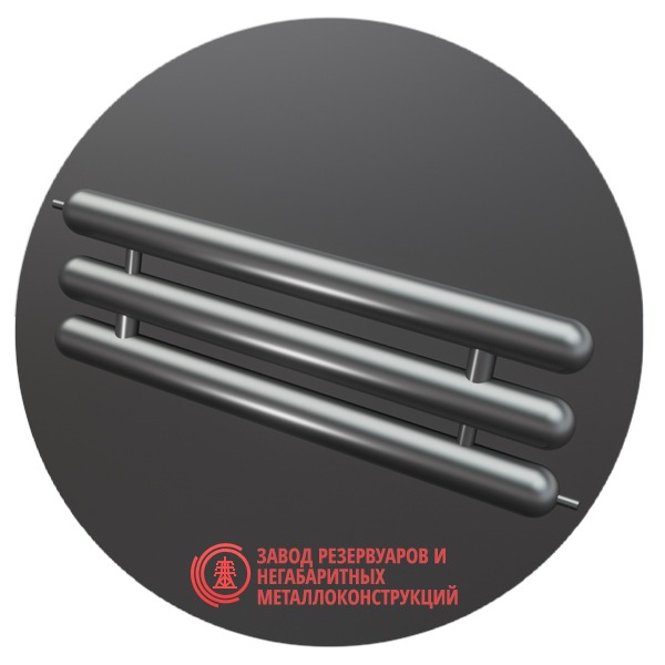 Регистры отопления трехрядные РСЭ-3x57x2.0-4000 мм