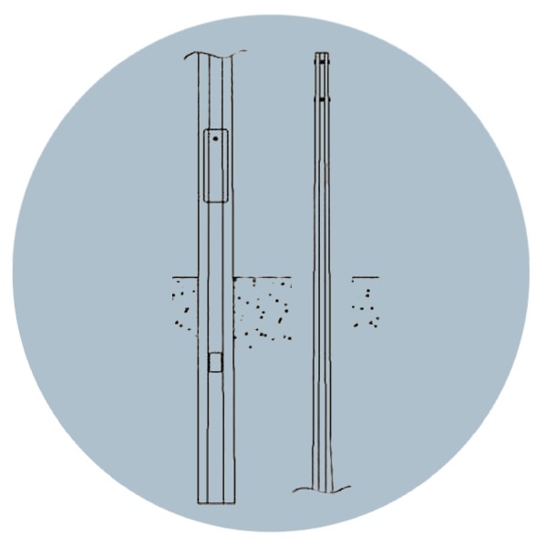 Опора освещения ОГК-5