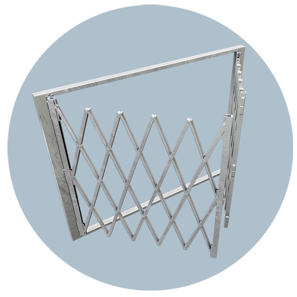 Дверь решетчатая ДРС-1 (складывающаяся)