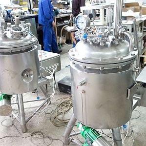 Емкость-реактор нержавеющая для судовой промышленности