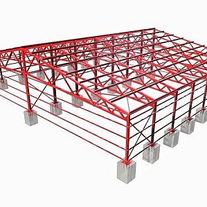 Проект ангара из сэндвич панелей 18X24X9,3 м - 432 м2